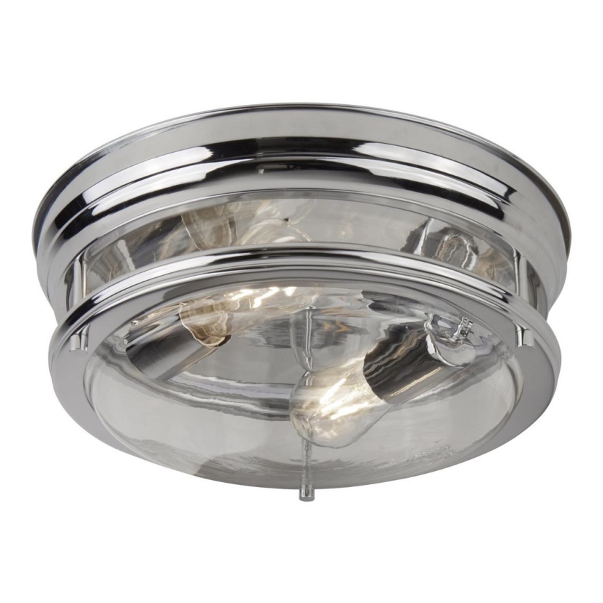 Searchlight - Lubinis šviestuvas EDINBURGH I 2xE27/40W/230V blizgus chromas