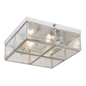 Searchlight - Lubinis šviestuvas FLUSH 2xE14/40W/230V blizgus chromas