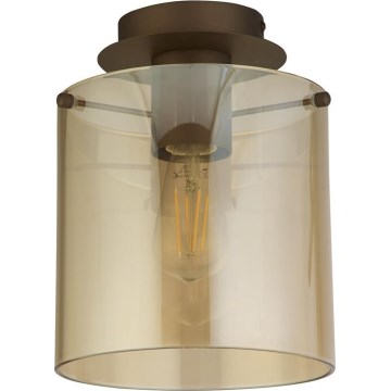 Searchlight - Lubinis šviestuvas SWEDEN 1xE27/60W/230V skersmuo 22 cm ruda/dūminė