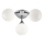 Searchlight - Lubinis vonios šviestuvas FLUSH 3xG9/33W/230V IP44 matinis chromas
