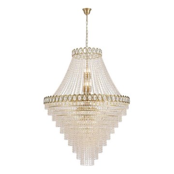 Searchlight - Pakabinama liustra ant grandinės LOUIS PHILLIPE 28xE14/60W/230V