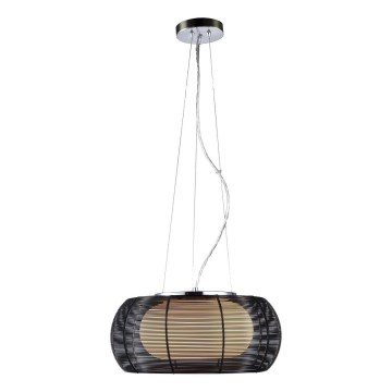 Searchlight - Pakabinamas sietynas 2xE27/60W/230V diametras 40 cm juoda
