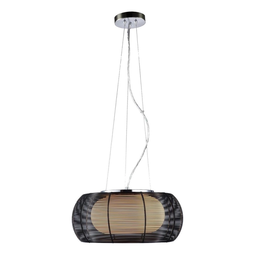 Searchlight - Pakabinamas sietynas 2xE27/60W/230V diametras 40 cm juoda