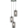 Searchlight - Pakabinamas sietynas DUO 3xE14/60W/230V antracitas