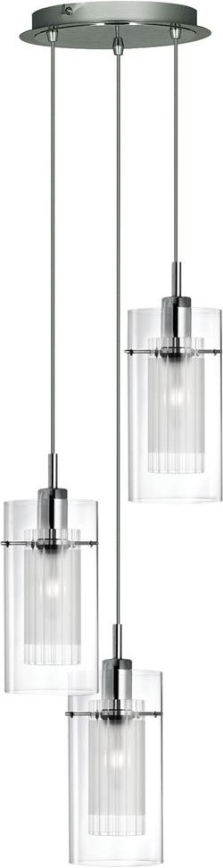 Searchlight - Pakabinamas sietynas DUO 3xE14/60W/230V matinis chromas