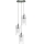 Searchlight - Pakabinamas sietynas DUO 3xE14/60W/230V matinis chromas