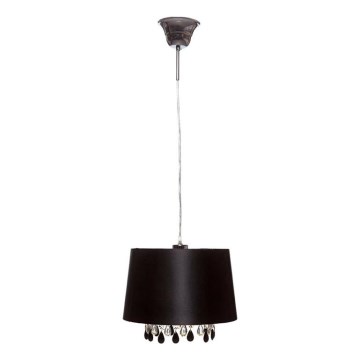 Searchlight - Pakabinamas sietynas LILA 1xE27/60W/230V juoda