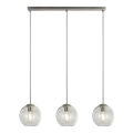 Searchlight - Pakabinamas sietynas PENDANT 3xE27/40W/230V matinis chromas