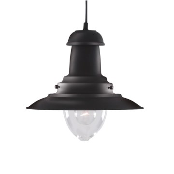 Searchlight - Pakabinamas šviestuvas ant laido FISHERMAN 1xE27/60W/230V juodas