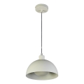 Searchlight - Pakabinamas šviestuvas ant laido MARS 1xE27/60W/230V Ø 40 cm kreminė