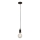Searchlight - Pakabinamas šviestuvas ant laido SUSPENSION 1xE27/60W/230V juodas