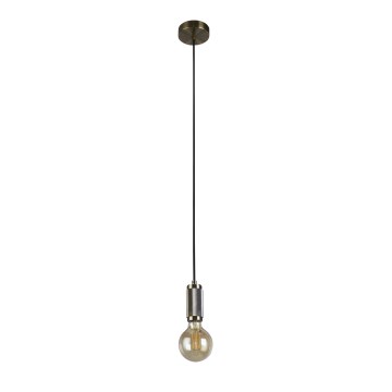 Searchlight - Pakabinamas šviestuvas ant laido SUSPENSION 1xE27/60W/230V žalvaris