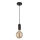 Searchlight - Pakabinamas šviestuvas SUSPENSION su laidu 1xE27/60W/230V juodas