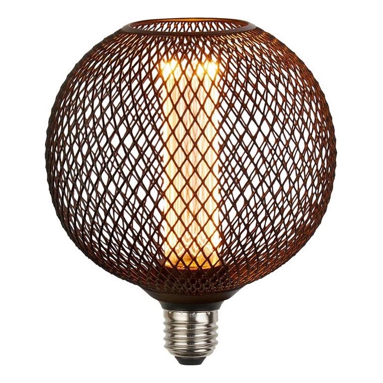 Searchlight - reguliuojama dekoratyvinė LED lemputė WIRE MESH E27/4,5W/230V 2700K