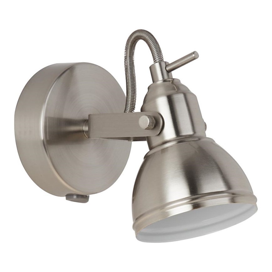 Searchlight - Sieninis akcentinis šviestuvas FOCUS 1xGU10/50W/230V matinis chromas