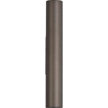 Searchlight - Sieninis šviestuvas BEACON 2xGU10/10W/230V rudas