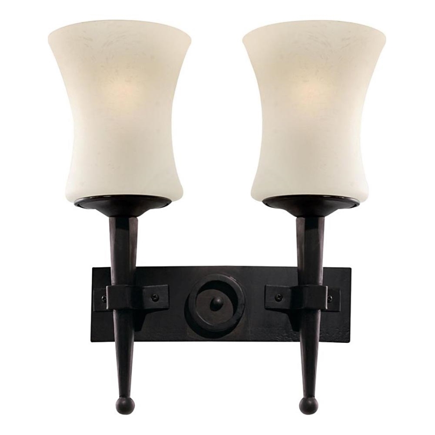 Searchlight - Sieninis šviestuvas CARTWHEEL 2xE27/60W/230V