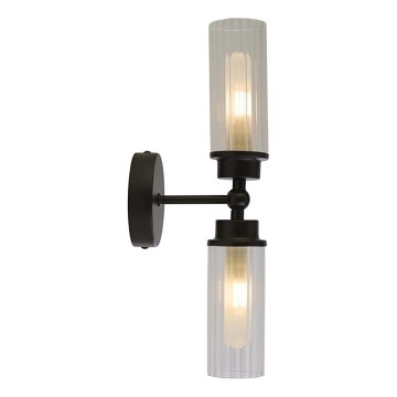 Searchlight - Sieninis šviestuvas IMPERIAL 2xG9/33W/230V juodas