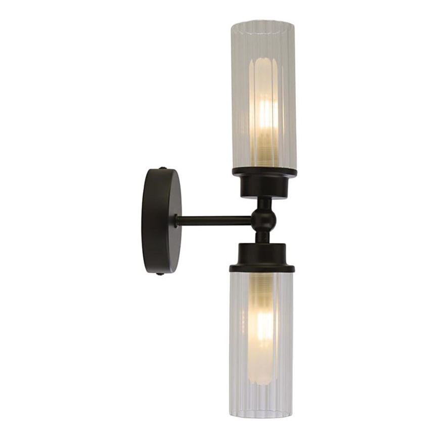 Searchlight - Sieninis šviestuvas IMPERIAL 2xG9/33W/230V juodas