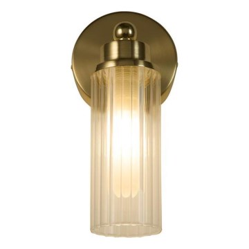 Searchlight - Vonios kambario sieninis šviestuvas IMPERIAL 1xG9/7W/230V IP44 žalvaris