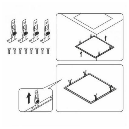 Segtukai LED panelėms