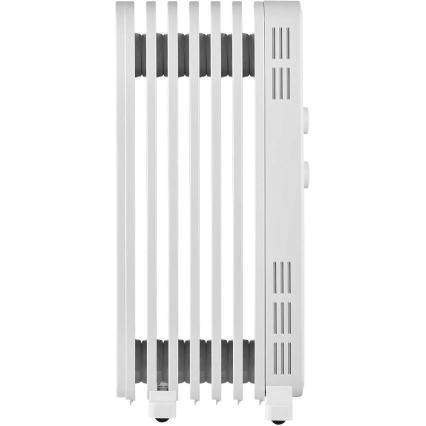 Sencor - 7 sekcijų aliejinis radiatorius, 600/900/1500 W, 230 V, baltas