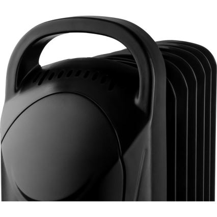 Sencor - 7 sekcijų aliejinis radiatorius 700W/230V juodas