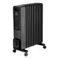 Sencor - aliejinis radiatorius, 11 sekcijų, 1000/1200/2400 W, 230 V, Wi-Fi, juodas