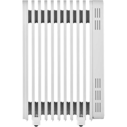 Sencor - Aliejinis radiatorius su 11 sekcijų 1000/2300W/230V balta + nuotolinis valdymas