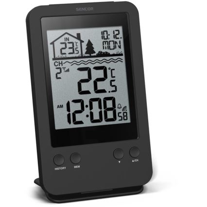 Sencor - Belaidis baseino plaukiojantis jutiklis su matavimo stotimi 2xAA + 2xAA IPX7