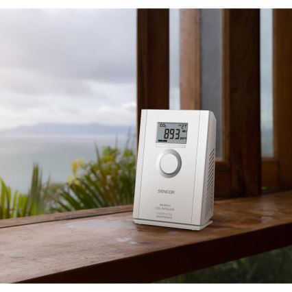 Sencor - Belaidis CO2 jutiklis 5V/3xAA 2000 mAh