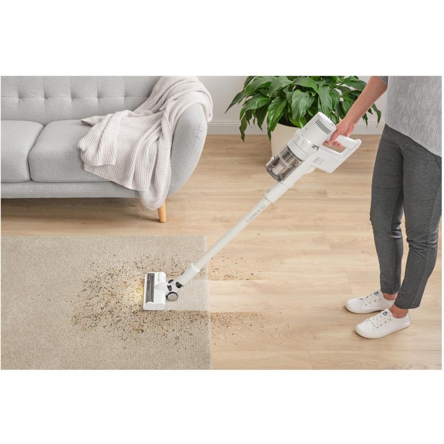 Sencor - Belaidis dulkių siurblys 2in1 250W/2200 mAh balta