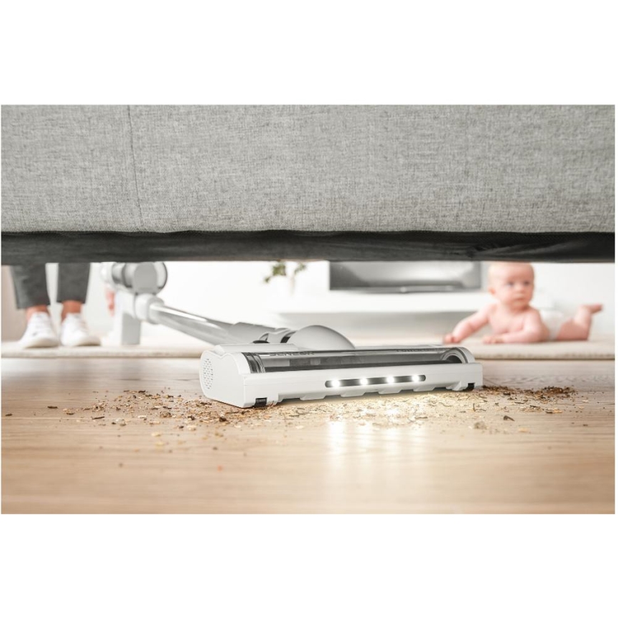 Sencor - Belaidis dulkių siurblys 2in1 250W/2200 mAh balta