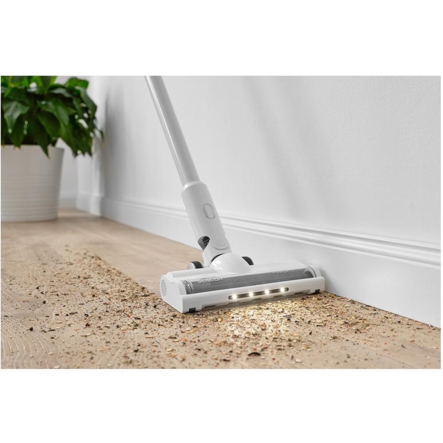 Sencor - Belaidis dulkių siurblys 2in1 250W/2200 mAh balta