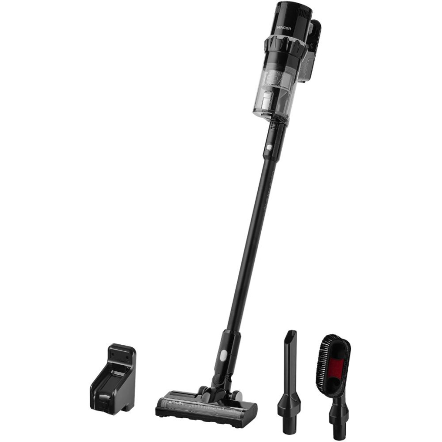 Sencor - Belaidis dulkių siurblys 2in1 250W/2200 mAh juoda