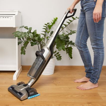 Sencor- Belaidis dulkių siurblys su elektriniu rotaciniu šepečiu ir šluoste 150W/36V 2150mAh