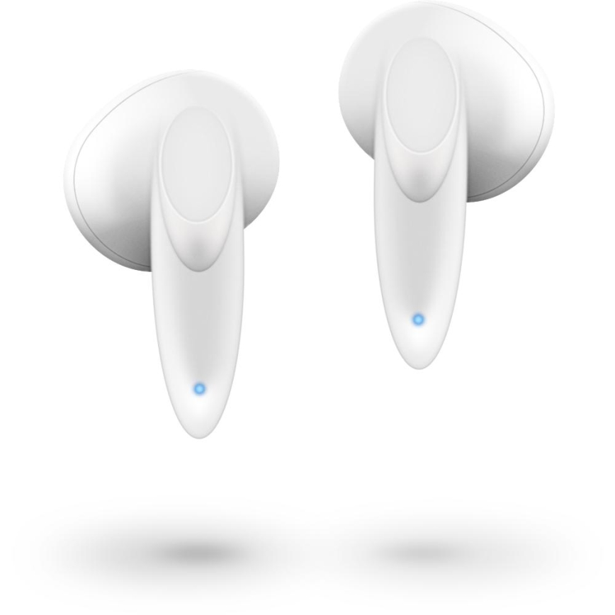 Sencor - Belaidis earphones 230 mAh + 2x 25 mAh IPX4 balta