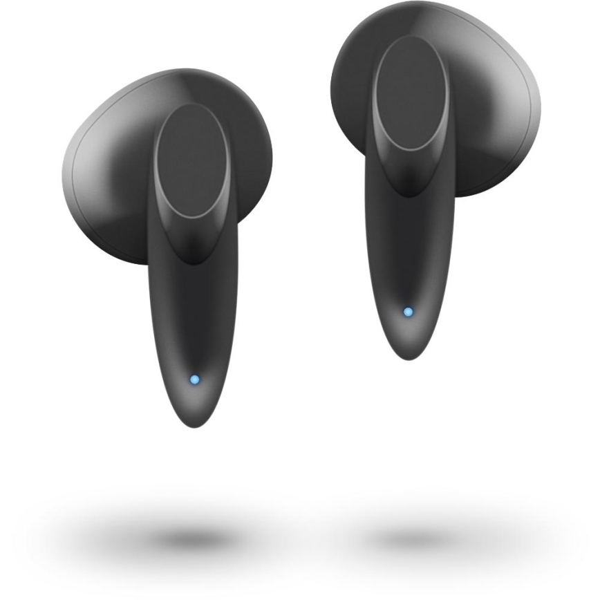 Sencor - Belaidis earphones 230 mAh + 2x 25 mAh IPX4 juoda