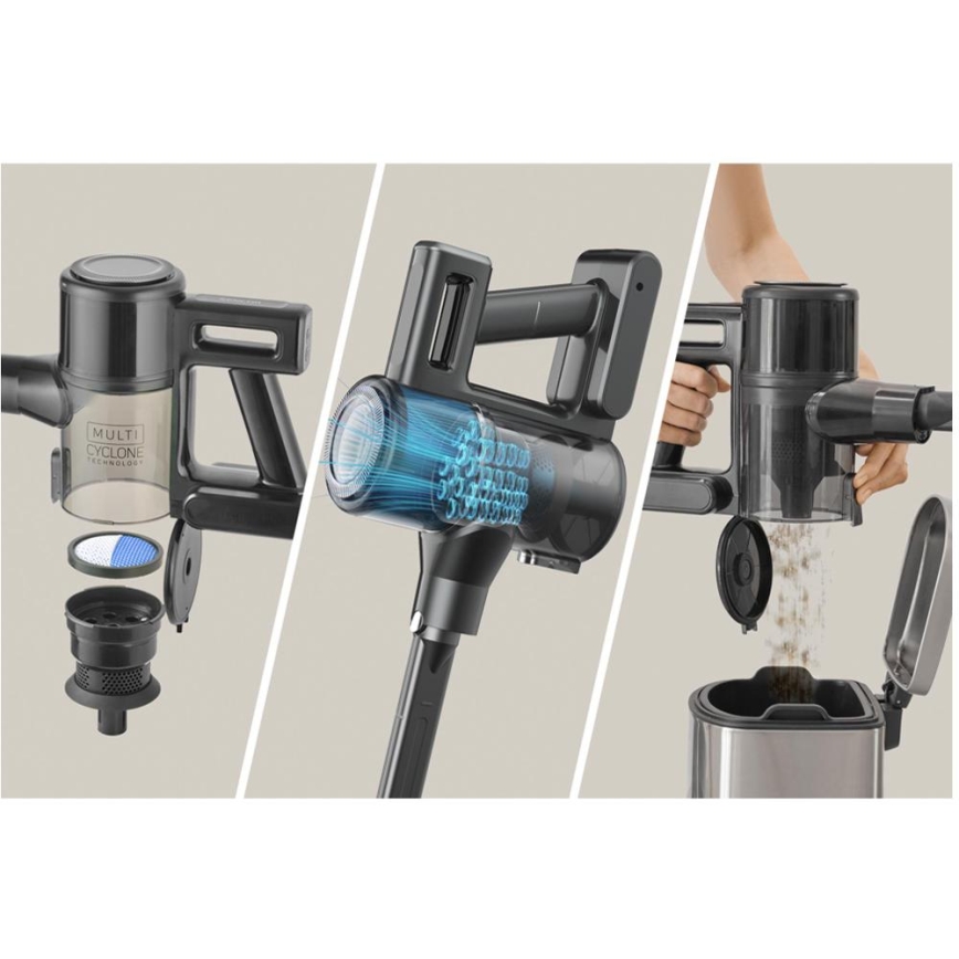 Sencor - Belaidis stiebinis dulkių siurblys 2in1 200W/2600 mAh juodas