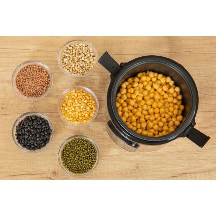 Sencor - daugiafunkcinė ryžių viryklė 350 W/230 V 0,6 l nerūdijančio plieno/juoda