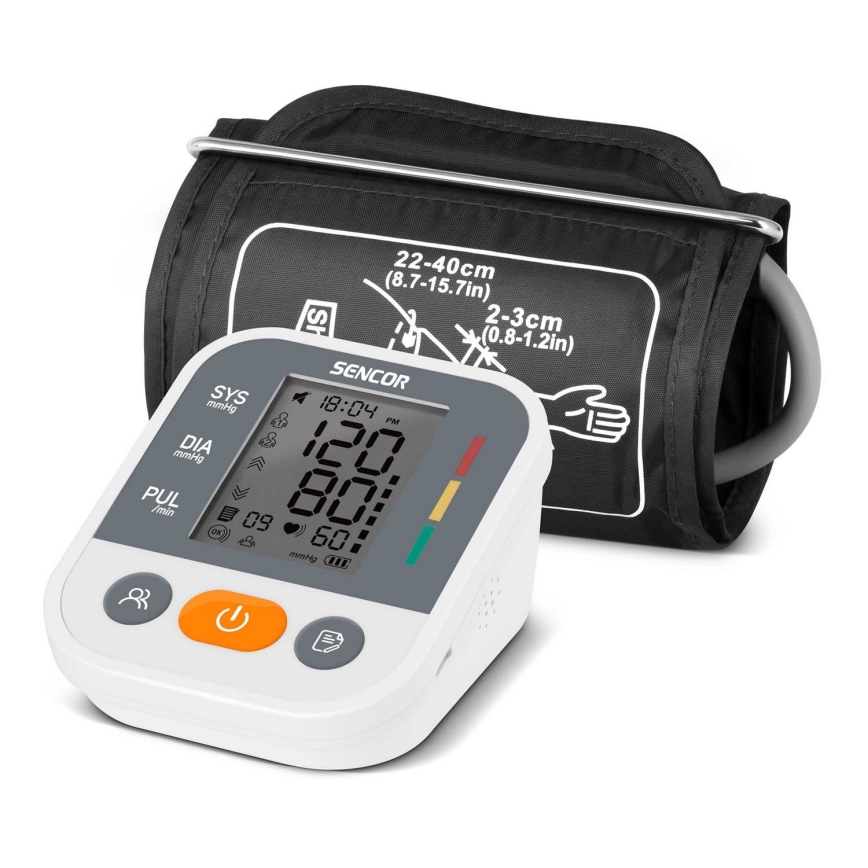 Sencor - Digital blood slėgio matuoklis USB 4xAAA