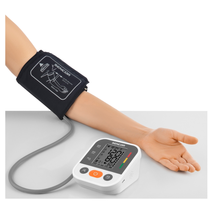 Sencor - Digital blood slėgio matuoklis USB 4xAAA