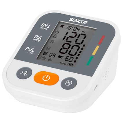 Sencor - Digital blood slėgio matuoklis USB 4xAAA