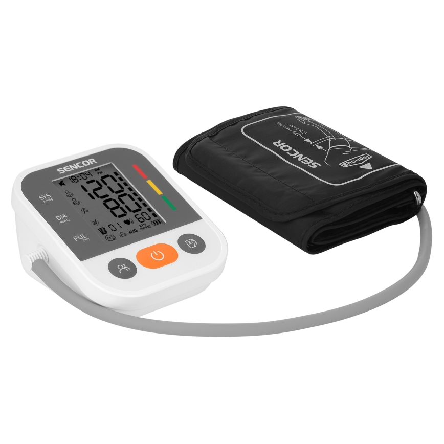 Sencor - Digital blood slėgio matuoklis USB 4xAAA