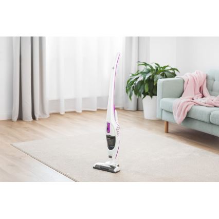 Sencor – Sukamasis dulkių siurblys su elektriniu rotaciniu šepečiu 2in1 110W/14,8V 2200 mAh baltas