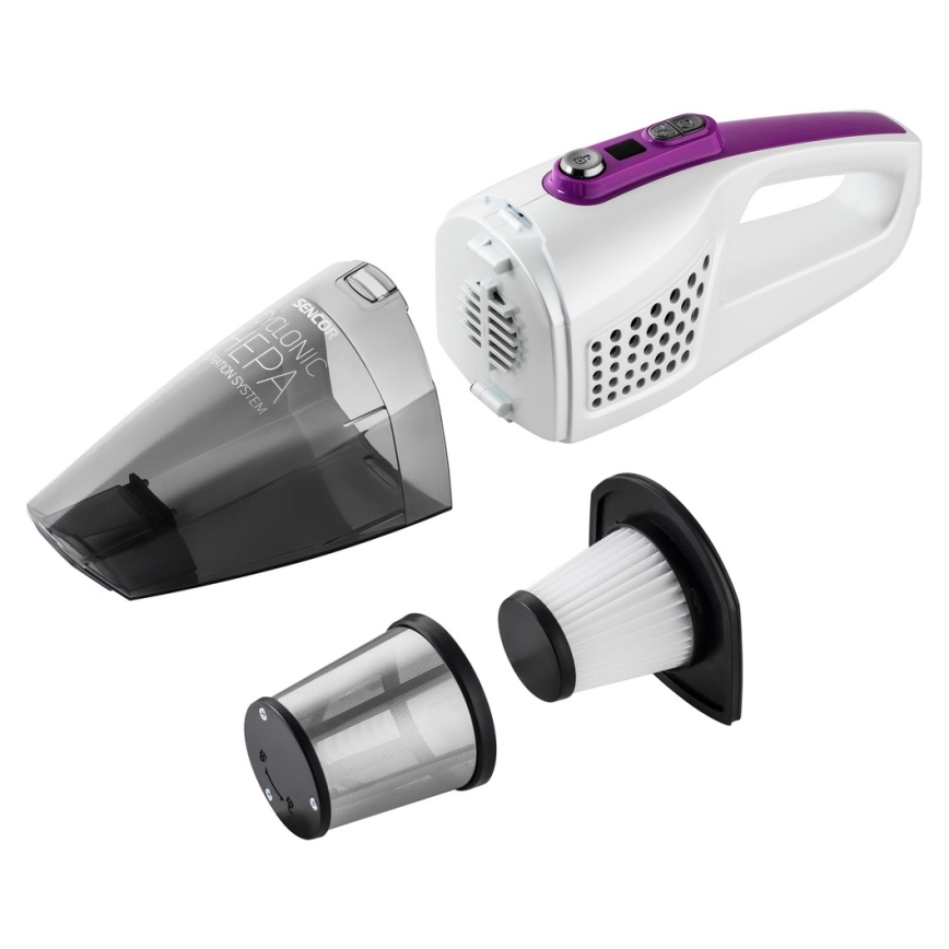 Sencor – Sukamasis dulkių siurblys su elektriniu rotaciniu šepečiu 2in1 110W/14,8V 2200 mAh baltas