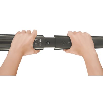 Sencor - Dulkių siurblys su elektriniu rotaciniu šepečiu 2in1 110W/21,6V 2000 mAh pilkas
