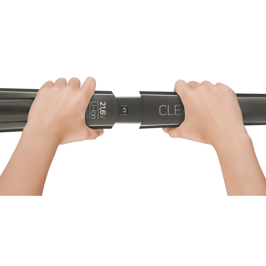 Sencor - Dulkių siurblys su elektriniu rotaciniu šepečiu 2in1 110W/21,6V 2000 mAh pilkas
