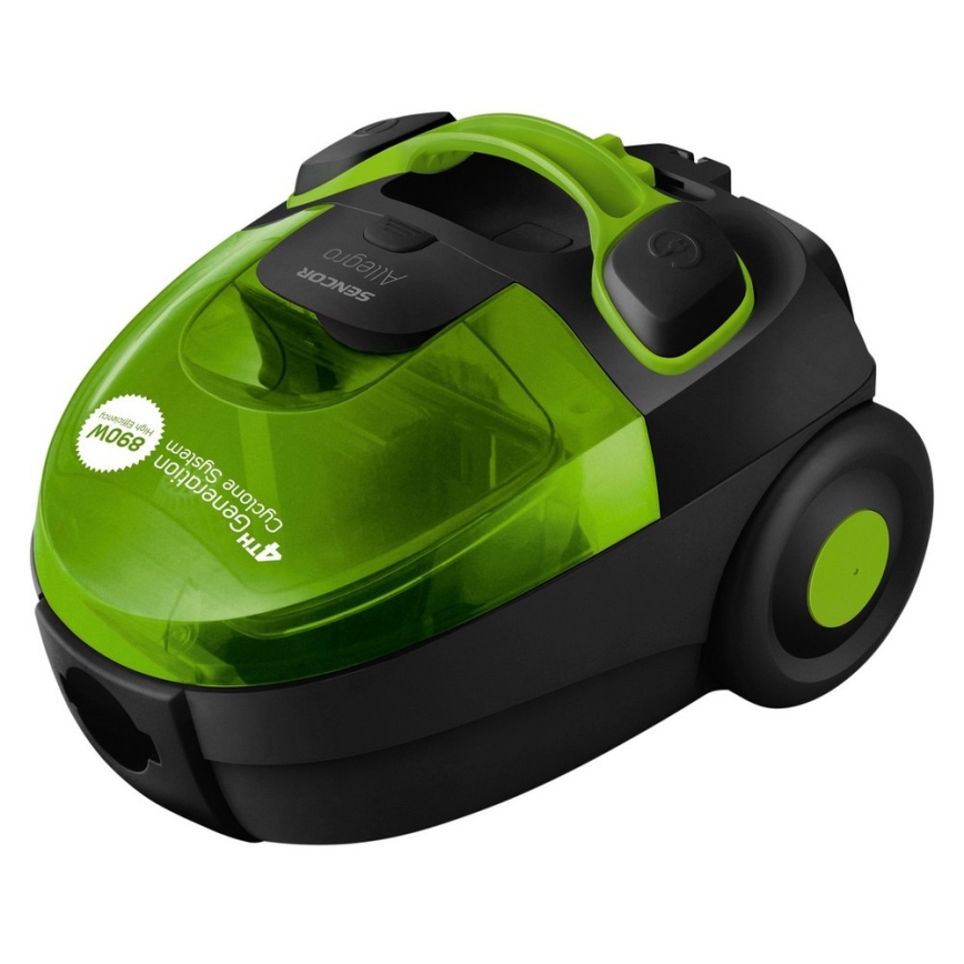 Sencor – Dulkių siurblys be maišelio 1,5 l 890W/230V žalia/juoda