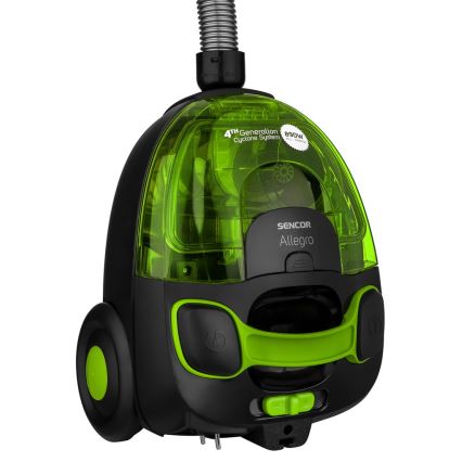 Sencor – Dulkių siurblys be maišelio 1,5 l 890W/230V žalia/juoda